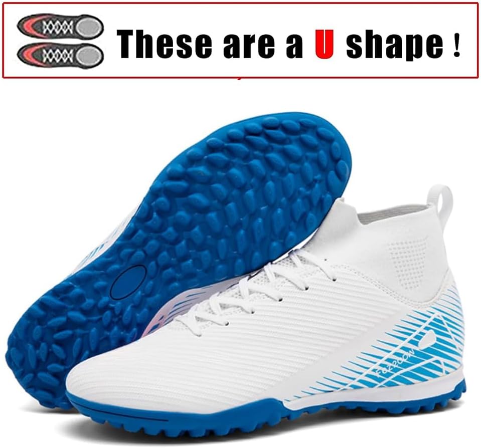 Unisex Football Shoes for Men and Kids - Professional Outdoor Soccer Cleats