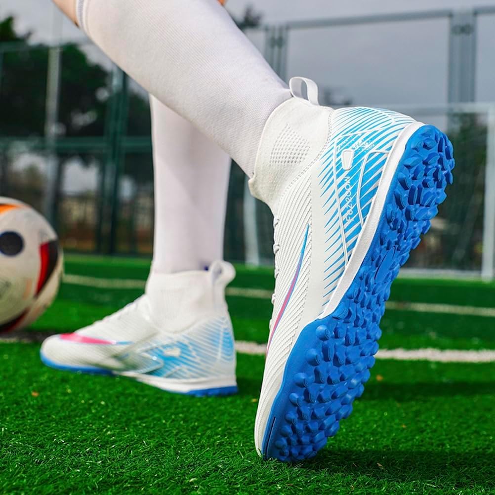 Unisex Football Shoes for Men and Kids - Professional Outdoor Soccer Cleats