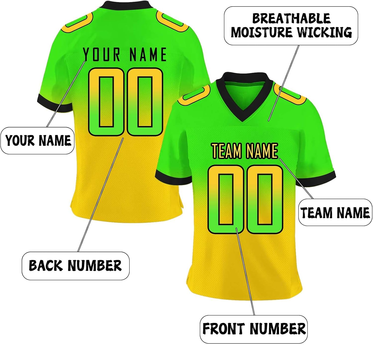 Maillot de Football Personnalisable pour Tous : Adultes et Enfants, Hommes et Femmes