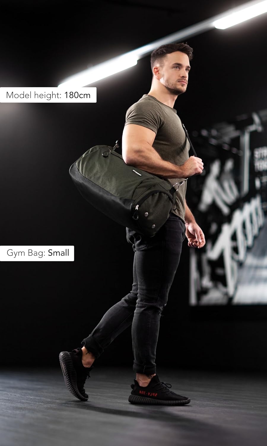 Sac de Sport Unisexe V1 - Sac de Voyage Multifonction avec Compartiments pour Chaussures et Humide - Idéal pour Gym, Fitness et Week-end - Duffel Bag