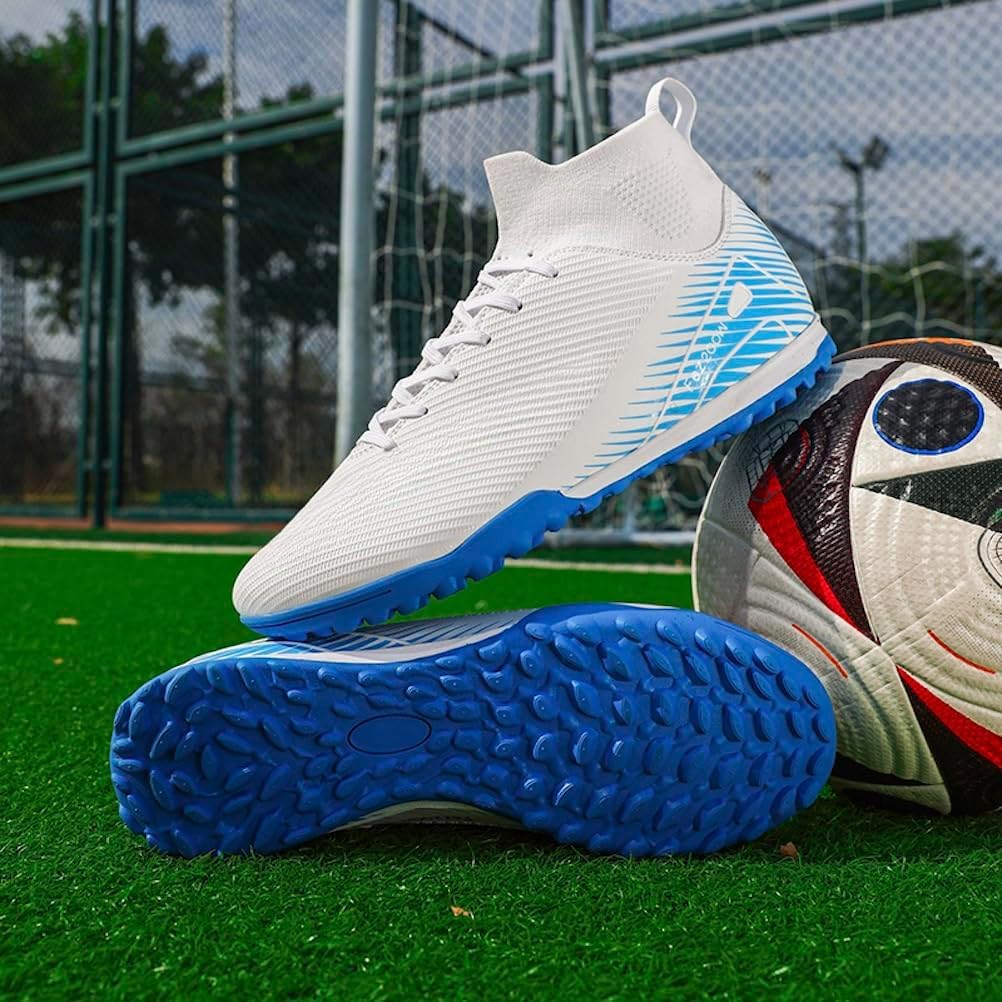 Unisex Football Shoes for Men and Kids - Professional Outdoor Soccer Cleats