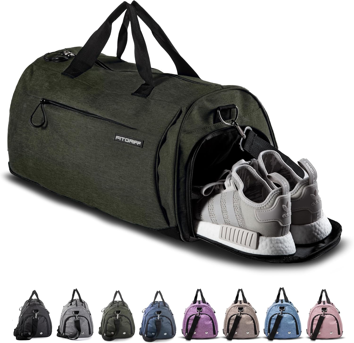 Sac de Sport Unisexe V1 - Sac de Voyage Multifonction avec Compartiments pour Chaussures et Humide - Idéal pour Gym, Fitness et Week-end - Duffel Bag