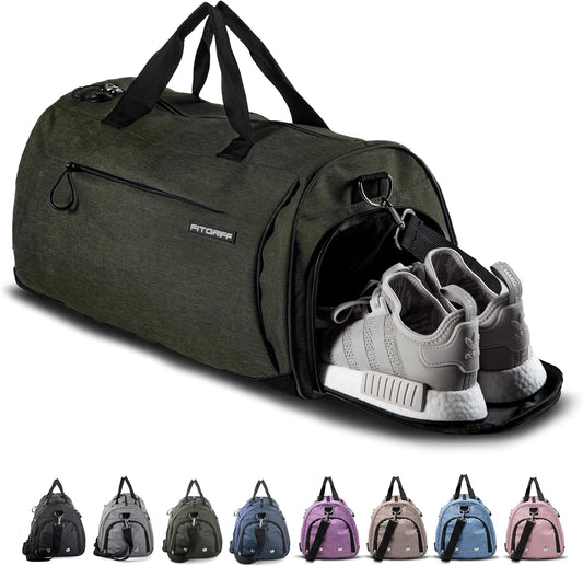 Sac de Sport Unisexe V1 - Sac de Voyage Multifonction avec Compartiments pour Chaussures et Humide - Idéal pour Gym, Fitness et Week-end - Duffel Bag